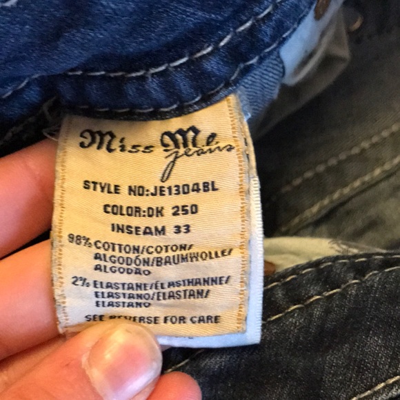 Bootcut Studded Miss Me Jeans - Picture 4 of 4